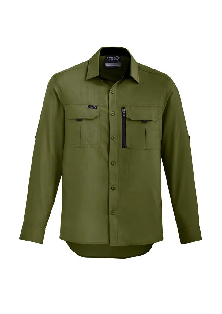 SYZMIK Men's Outdoor Long Sleeve Shirt ZW460 Metro Workwear